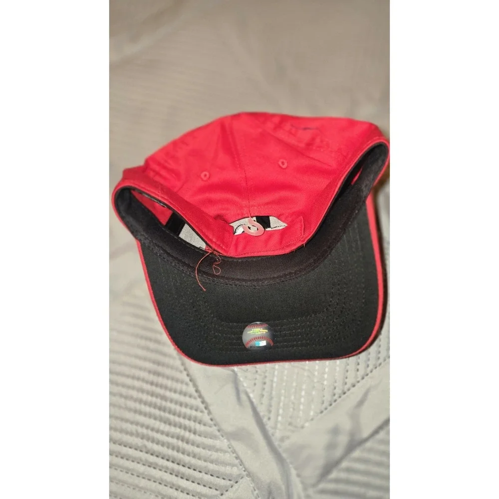 Washington Nationals Youth Hat Red W Logo MLB‎ Baseball Cap Adjustable